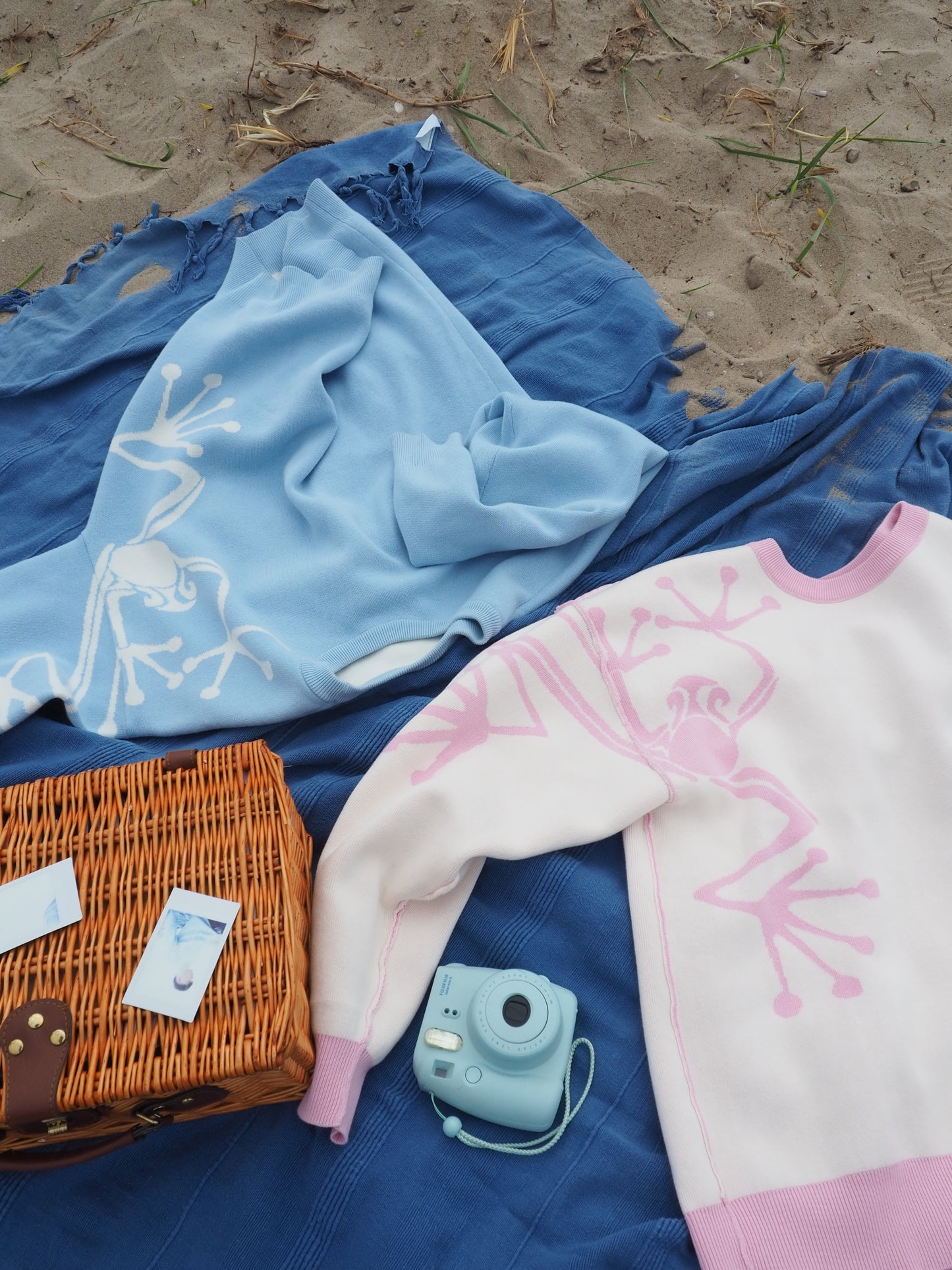 Baby Blue Reversible Knit