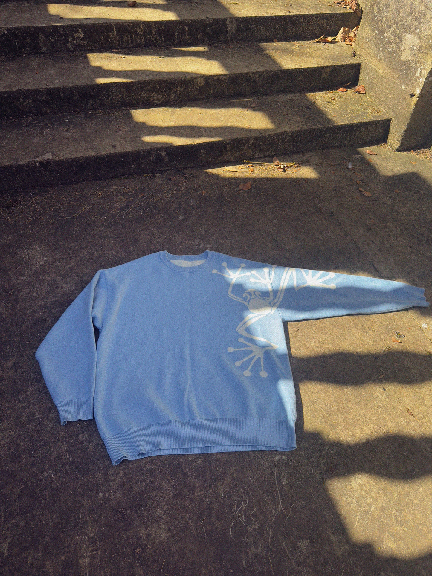 Baby Blue Reversible Knit