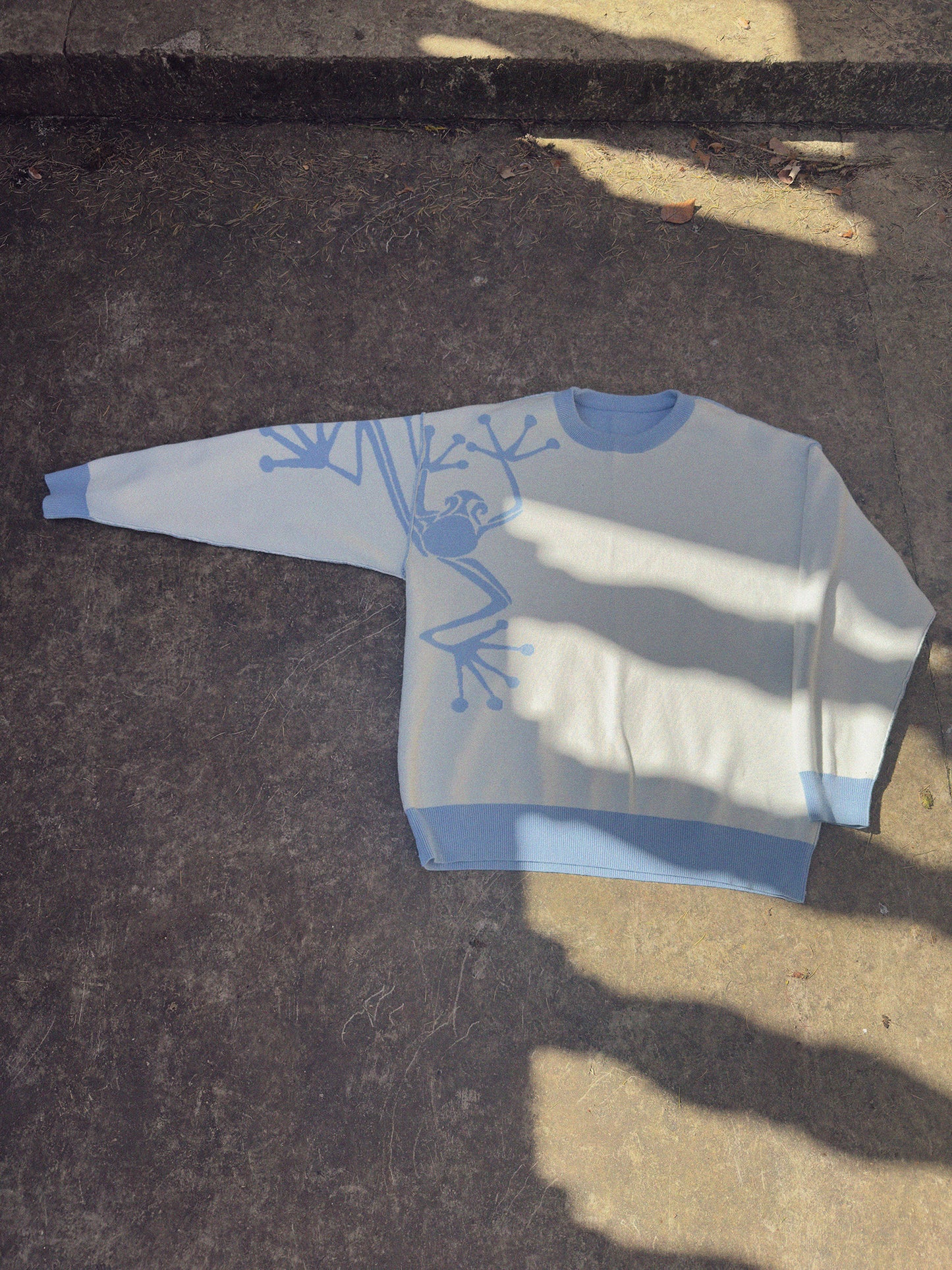 Baby Blue Reversible Knit